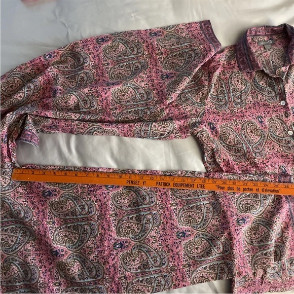 Shade Amour Pajama Set Cotton Long Sleeve Pj’s “English Paisley ” Nwot - Picture 7 of 9